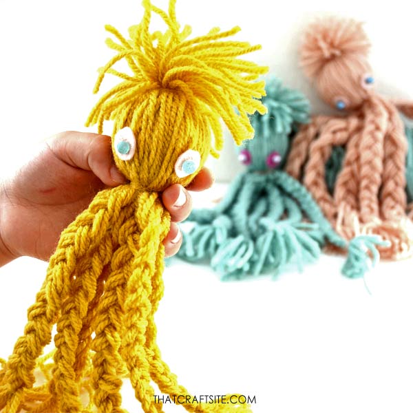 Diy Octopus Crochet Material Package Wool Ball Handmade Doll - Temu